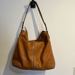 Michael Kors tan Uptown bag